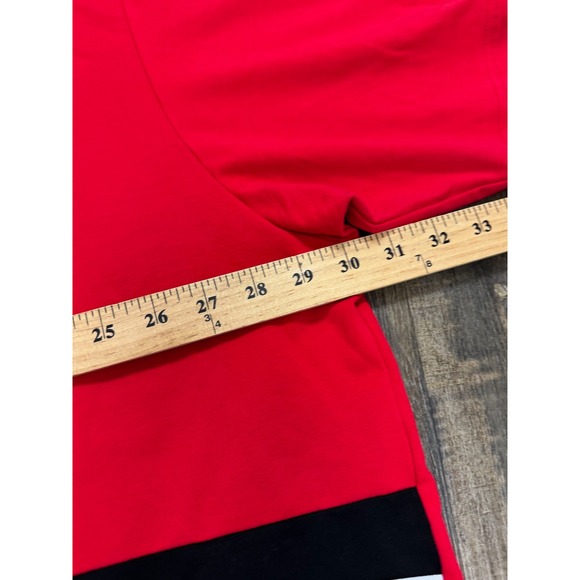 Makobi Mens Red Colorblock Geometric Tracksuit Set 2 Piece Shirt Pants 4XB NWT - Picture 15 of 16